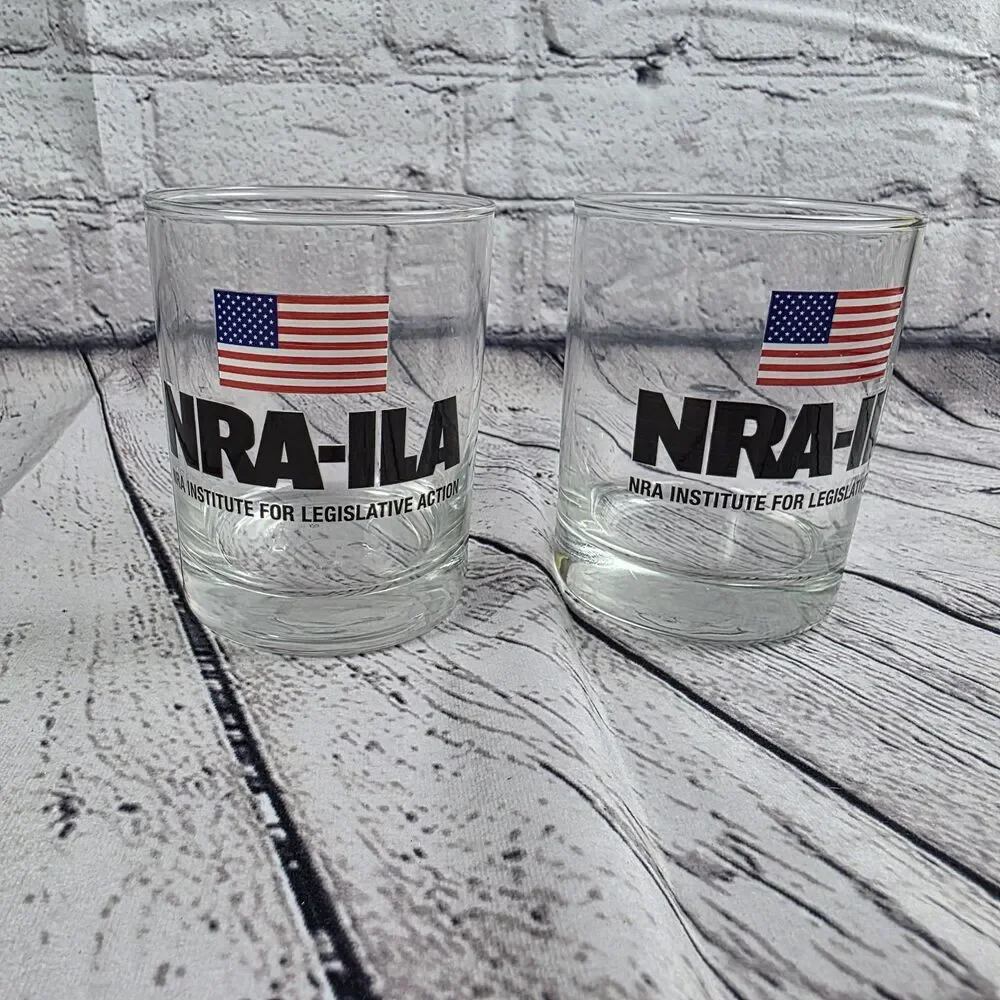 NRA SHOT GLASS NATIONAL RIFLE ASSOCIATION (2)